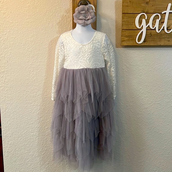 Little Girls Formal Dress- Size 4T - Picture 1 of 12